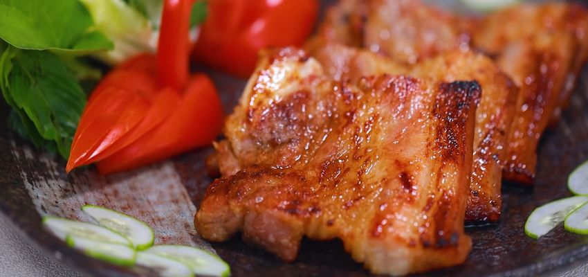 Cách Làm Thịt Heo Nướng Thấm Vị, Ngon Mê Ly 13 - Thuong Thuc Mon Thit Heo Nuong