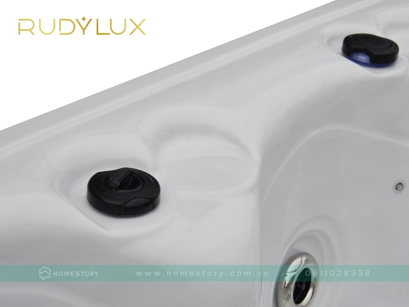 Nút điều chỉnh áp lực sục massage của bồn tắm Jacuzzi Rudylux RD-879