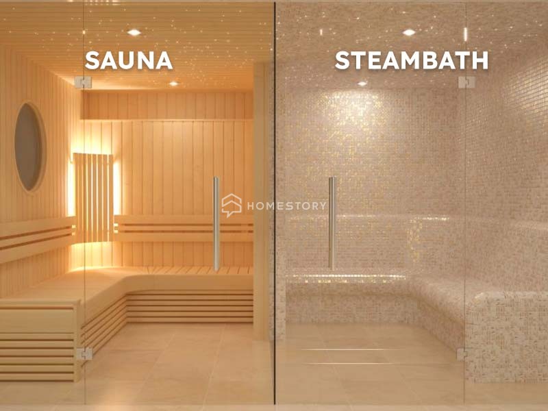 Phân Biệt Sauna (Xông Hơi Khô) Và Steambath (Xông Hơi Ướt)