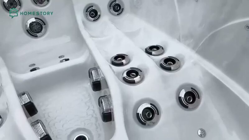 Mặt trong bồn tăm Jacuzzi Rudylux RD-8115B